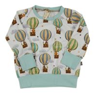 Bílo-modré triko s balony