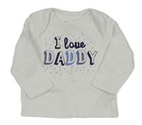 Bílé triko s nápisem F&F