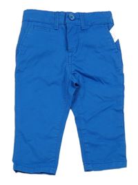 Nové - Modré plátěné chino kalhoty GAP