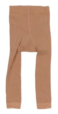 Korálové žebrované punčochové legíny H&M