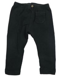 Antracitové žebrované legíny s kapsou Zara