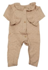 Světlerůžový pletený overal F&F