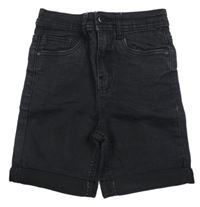 Černé riflové kraťasy Pep&Co