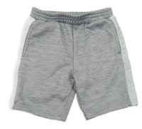 Šedo-bílé sportovní funkční kraťasy McKenzie