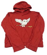 Tmavočervená mikina s kapucí Harry Potter Wizarding World