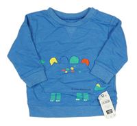 Modrá mikina s dinosaurem Dunnes stores 