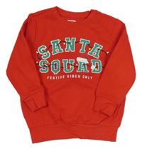 Červená mikina s nápisem F&F