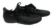 Černé koženkové kopačky Adidas vel. 35,5