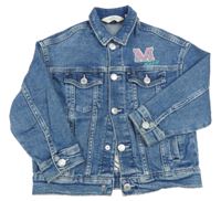 Modrá riflová bunda s Minnie H&M