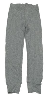 Šedé melírované spodní kalhoty H&M