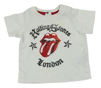 Bílé tričko - The Rolling Stones H&M 