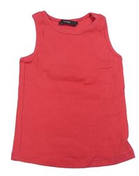 Růžový žebrovaný top zn. George
