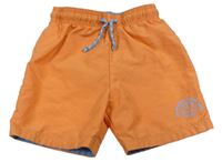 Oranžové plážové kraťasy F&F