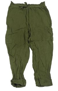 Khaki cargo turecké kalhoty George 