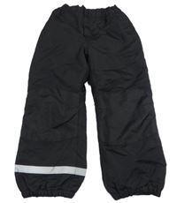 Černé šusťákové oteplovačky H&M