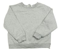 Šedá melírovaná mikina H&M