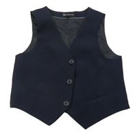 Tmavomodrá společenská vesta C&A