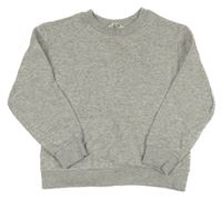Šedá melírovaná mikina H&M