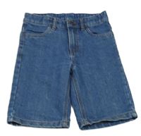 Modré riflové kraťasy C&A