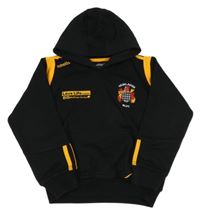 Černo-oranžová mikina s výšivkou a kapucí O´neills