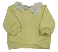 Žlutá mikina s límečkem River Island