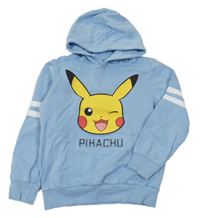Světlemodrá mikina Pikachu s kapucí C&A