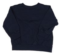 Tmavomodrá mikina H&M