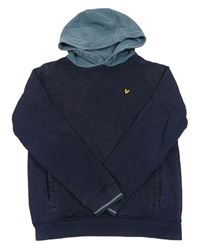 Tmavomodrá mikina s kapucí LYLE&SCOTT