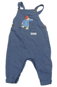 Modrošedé laclové tepláky s medvídkem Paddington Tu