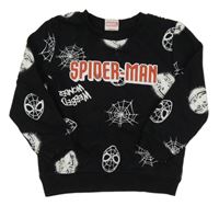 Černá mikina se Spider-many a nápisem PRIMARK