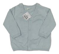 Nové - světlemodrý propínací svetr Next