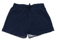 Tmavomodré teplákové kraťasy Blu Kids