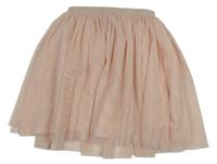 Světlerůžová třpytivá tylová sukně POCOPIANO