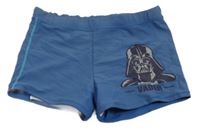 Modré nohavičkové plavky s Darth Vaderem - Star Wars