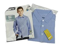 Nové - Modrá melírovaná košile Pepperts