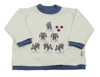 Bílá mikina s myškami