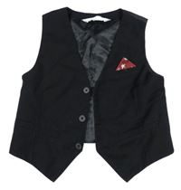 Černá slavnostní vesta H&M