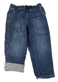 Modré podšité jogger rifle H&M