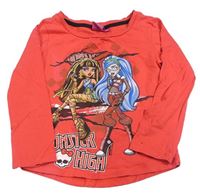 Červené triko s Monster High