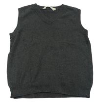 Tmavošedá pletená vesta H&M