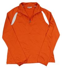 Oranžová sportovní funkční mikina Crane