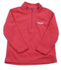 Růžová fleecová funkční mikina s logem Regatta