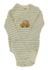 Smetnaovo-zelené pruhované zavinovací body s autem orchestra