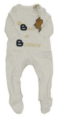 Nové - bílý overal s nápisy 