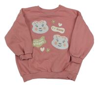 Růžová mikina s Blush George