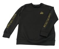 Černá sportovní mikina s nápisem KWD