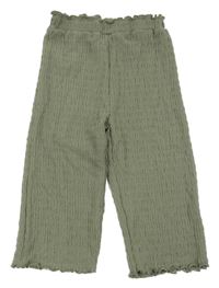 Khaki lehké kalhoty Reserved
