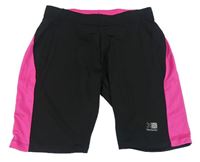 Černo-růžové sportovní kraťasy Karrimor