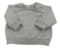 Šedá melírovaná mikina H&M