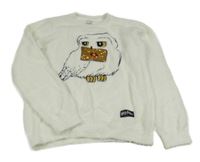 Bílá chlupatý svetr s Hevikou - Harry Potter C&A